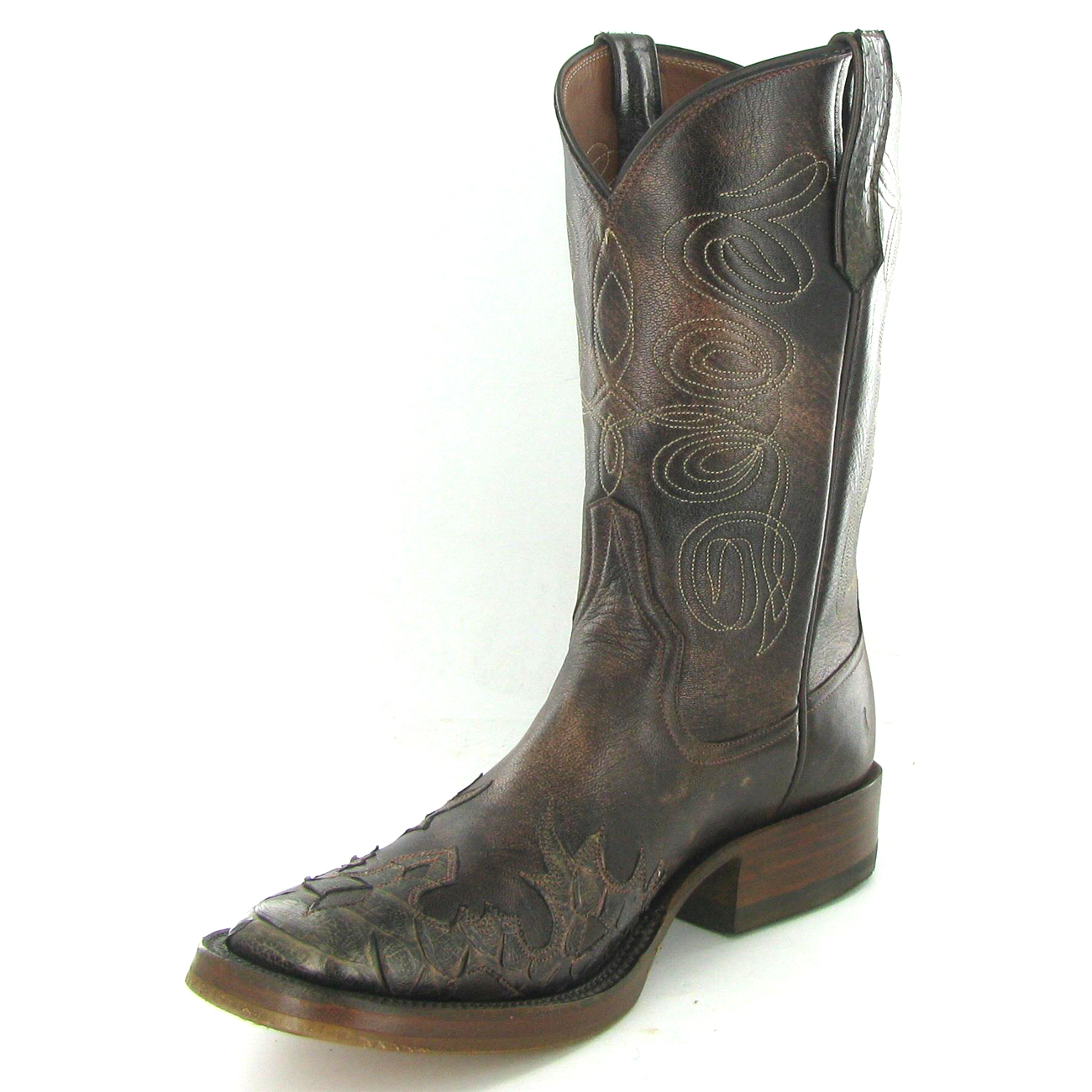 Raven Python Wingtip Boots | Harris Leather & Silverworks | Legendary ...