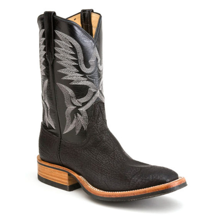 Black Smooth Ostrich Boots | Harris Leather & Silverworks | Legendary ...