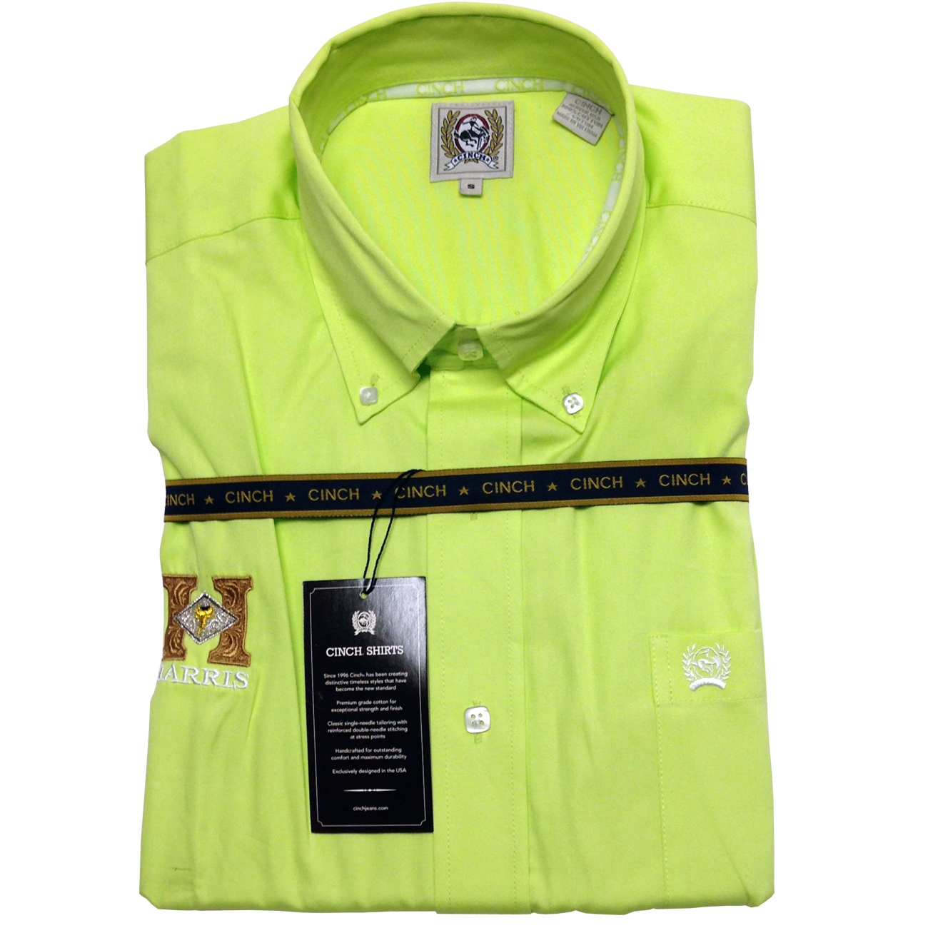 Oral proposition Faithfully Cinch Show Shirt – Neon Green 119 – Harris Leather & Silverworks |  Legendary Handmade Saddles and Silver