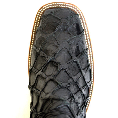 Black Pirarucu Boots – Harris Leather & Silverworks | Legendary