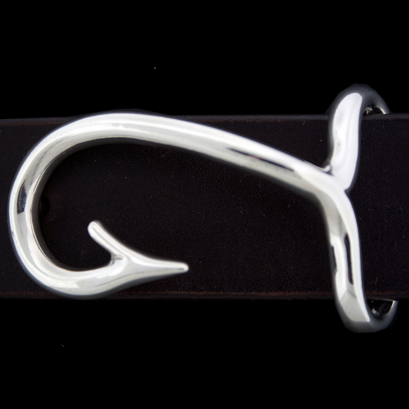 Sterling Silver Fish Hook Buckle – Harris Leather & Silverworks