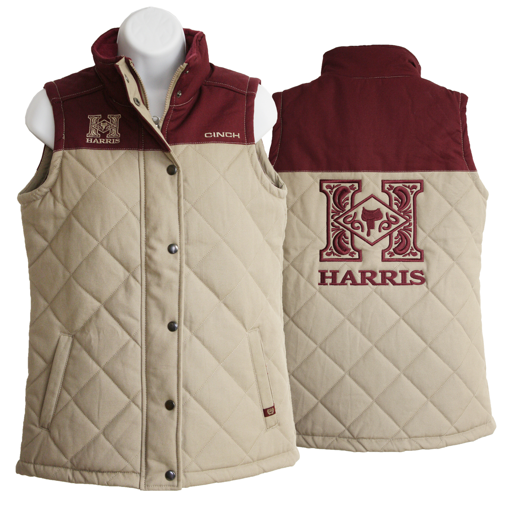 Cinch Two Tone Quilted Vest