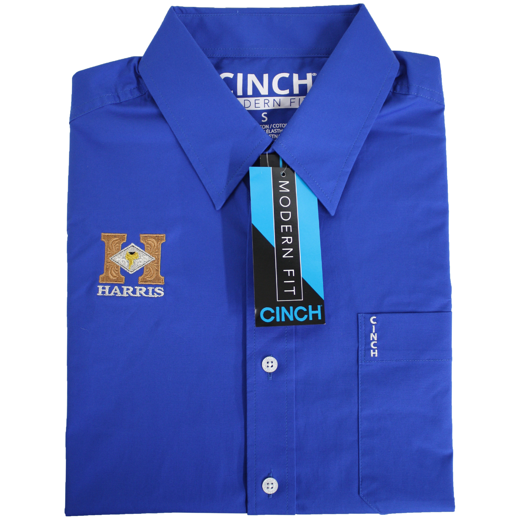 Cinch Show Shirt – Royal Blue 013 – Harris Leather & Silverworks ...