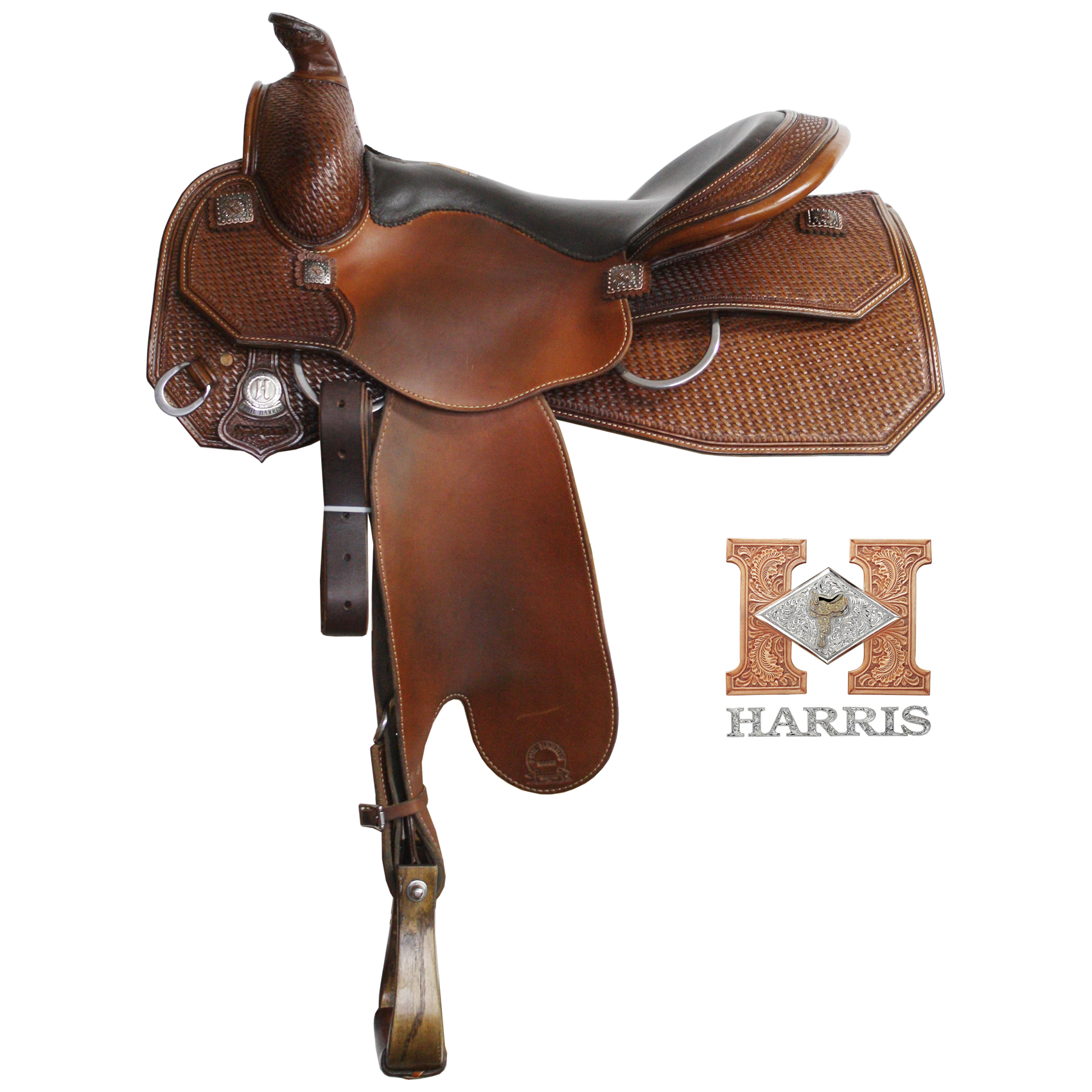 Used Saddle #758 – 16.5″ – Harris Leather & Silverworks 