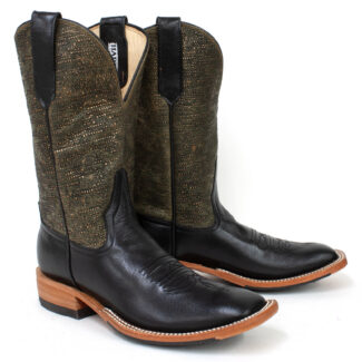 Black Cape Buffalo Boots