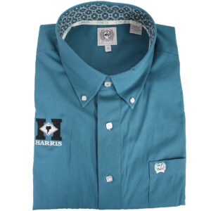 Cinch Show Shirt – Teal 777