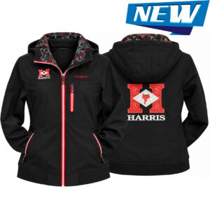 Cinch Bonded Hoodie – Black & Red